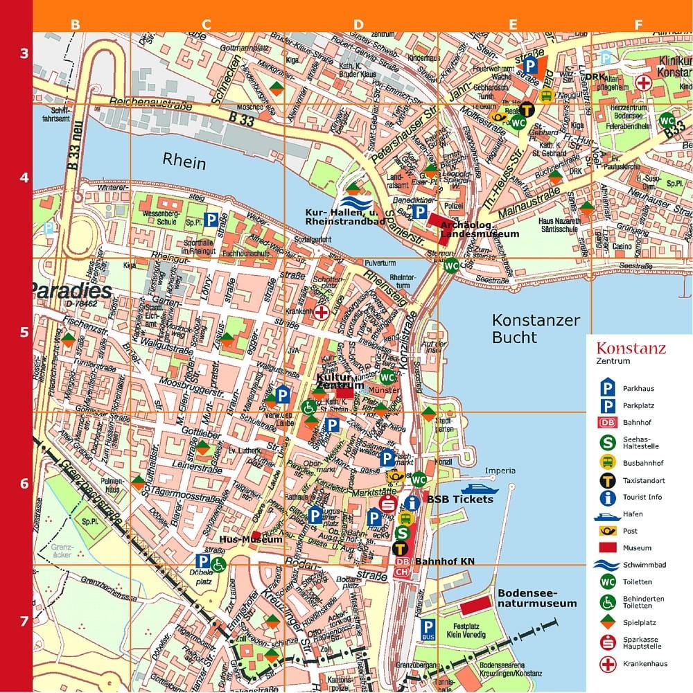 tourist map münchenis saksamaa