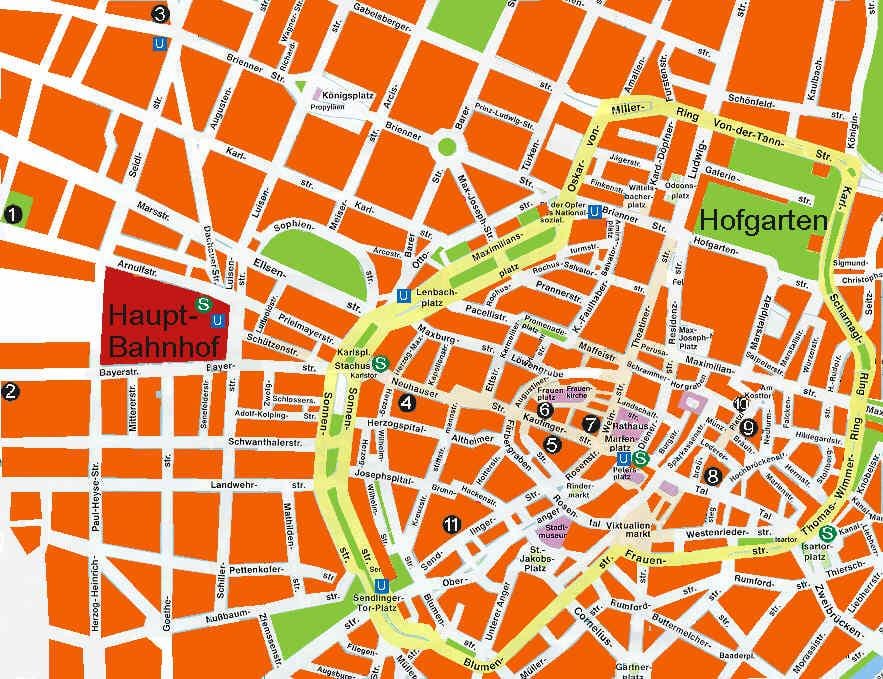 Kaart müncheni õlu saali
