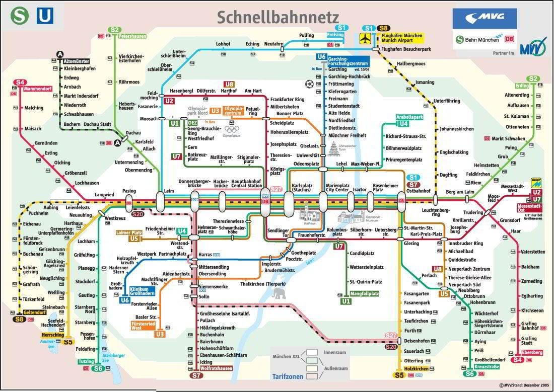 metroo kaart munchen