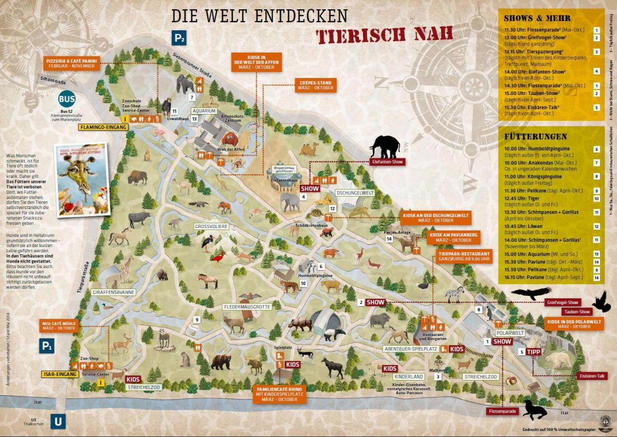 Kaart müncheni loomaaed