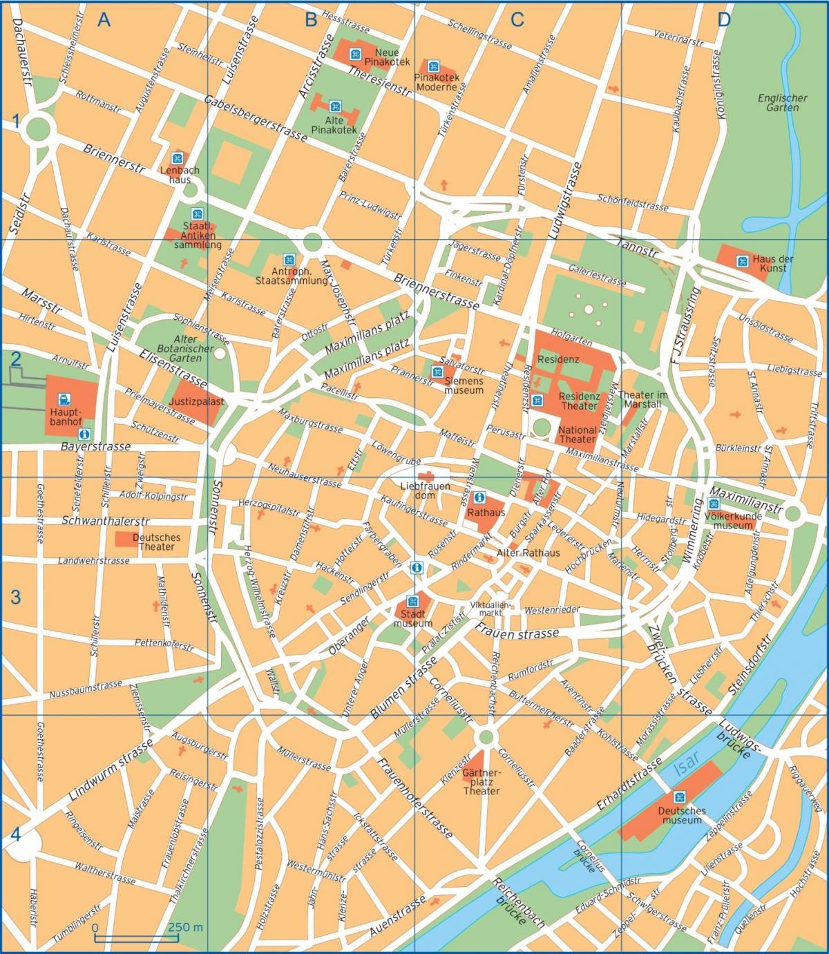 street map münchenis saksamaa