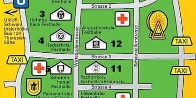 Kaart müncheni õlletehased 