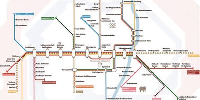 Kaart müncheni õlu aed