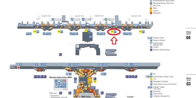 Kaart müncheni lennujaama terminal 1