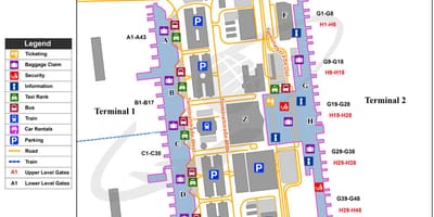 Müncheni terminali kaart