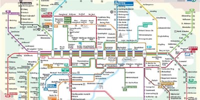 Müncheni s1 rongi kaart