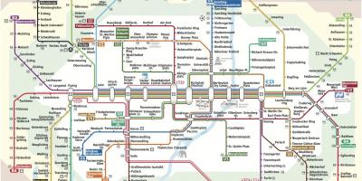 Müncheni mvg kaart