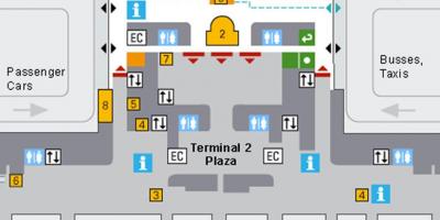 Kaart müncheni lennujaama saabuvate