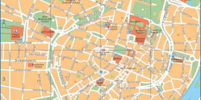 Street map münchenis saksamaa